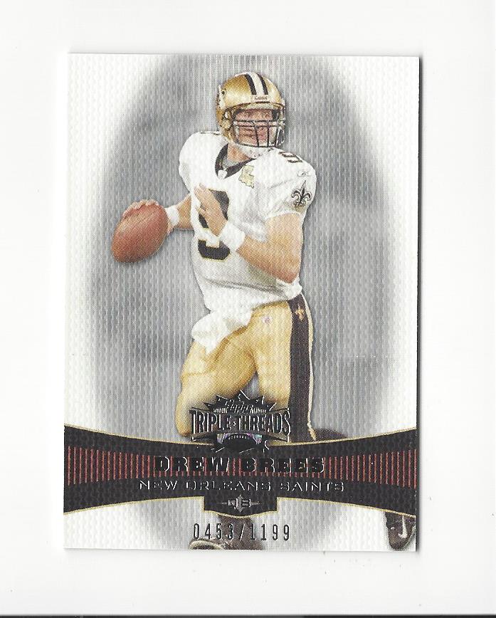 2006 Topps Triple Threads #64 Drew Brees
