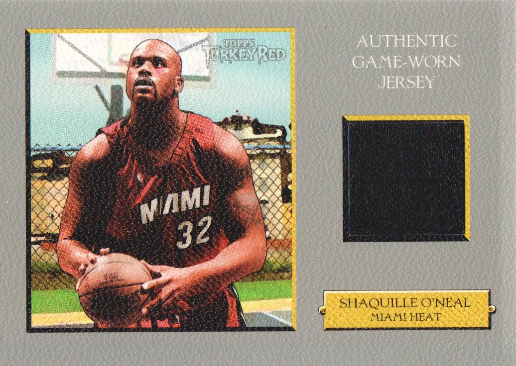 2006-07 Topps Turkey Red Relics #SO Shaquille O'Neal B