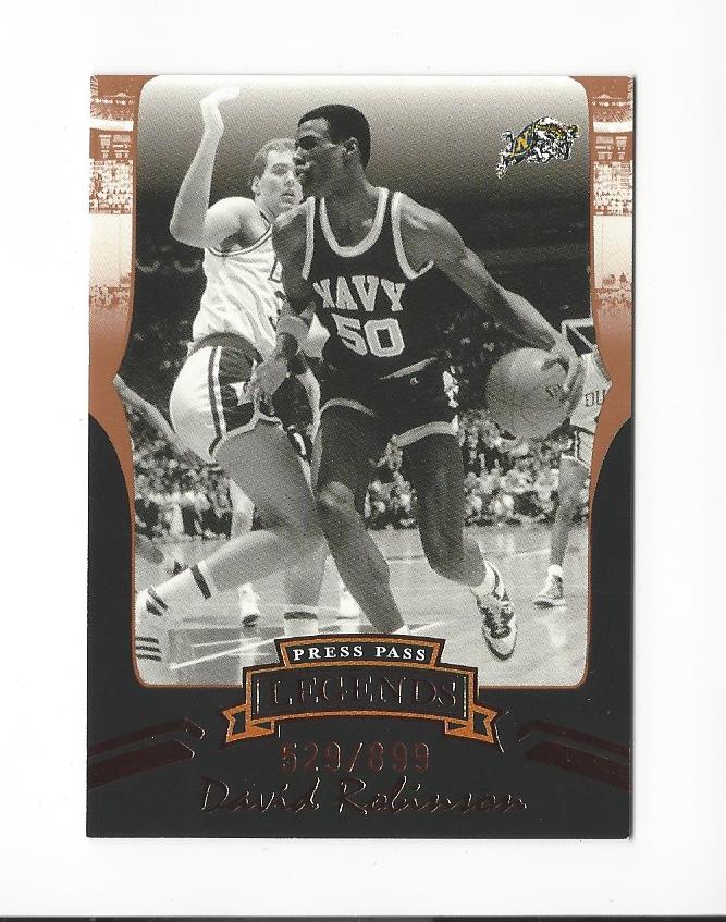 2006-07 Press Pass Legends Bronze #45 David Robinson