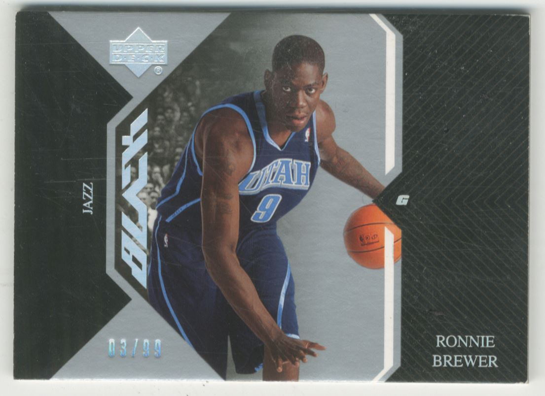 2006-07 UD Black Autographs Rookies #RB Ronnie Brewer