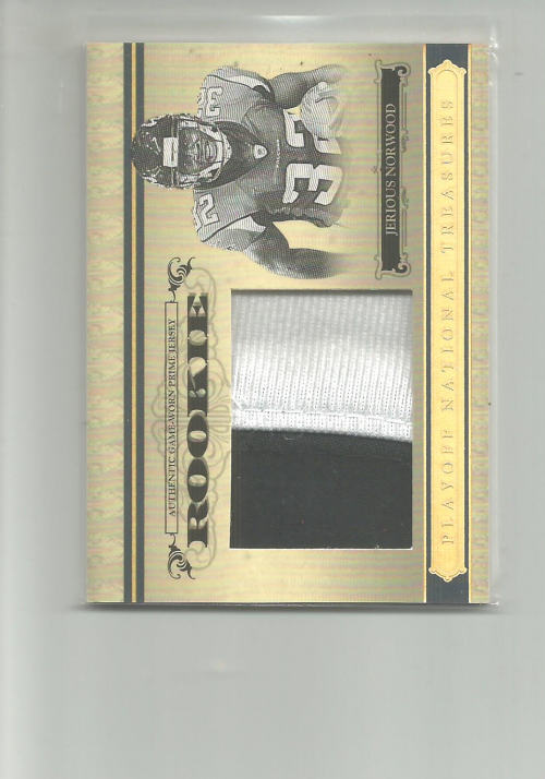 2006 Playoff National Treasures Rookie Jumbo Material Gold #126 Jerious Norwood