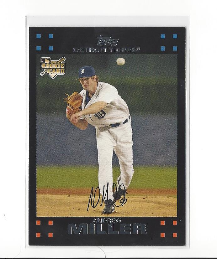 2007 Topps #15a Andrew Miller RC