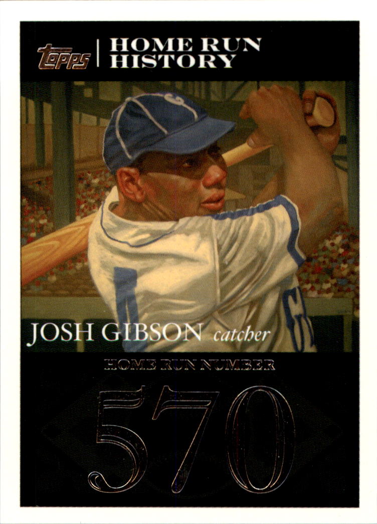 2007 Topps Gibson Home Run History #JG72 Josh Gibson