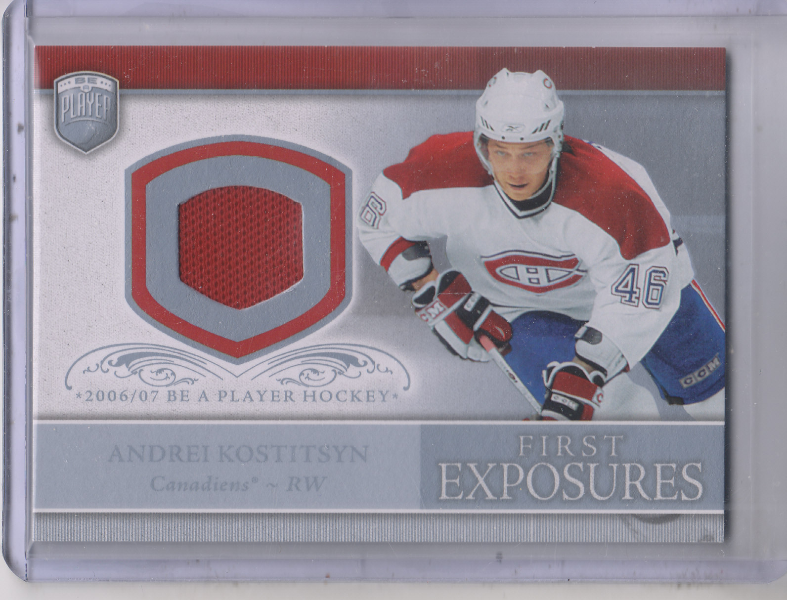 2006-07 Be A Player Portraits First Exposures #FEAK Andrei Kostitsyn
