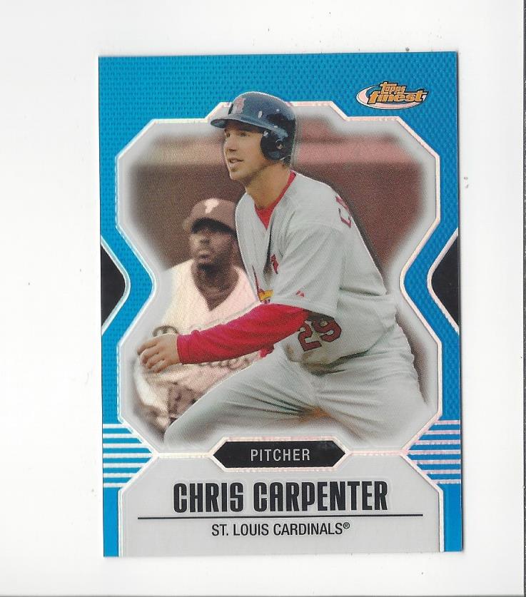2007 Finest Refractors Blue #100 Chris Carpenter