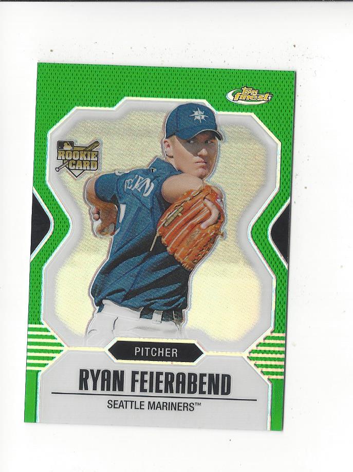 2007 Finest Refractors Green #143 Ryan Feierabend