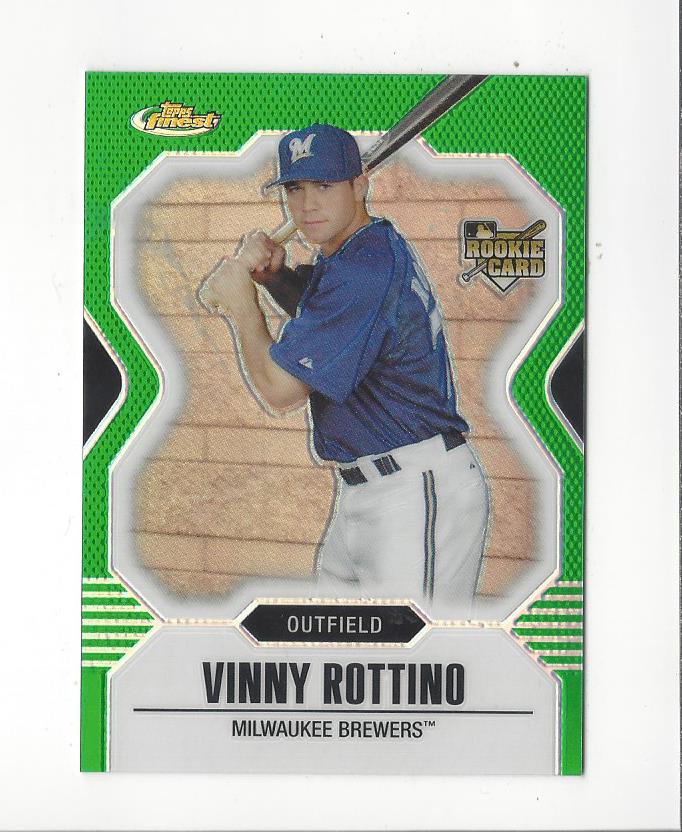 2007 Finest Refractors Green #144 Vinny Rottino