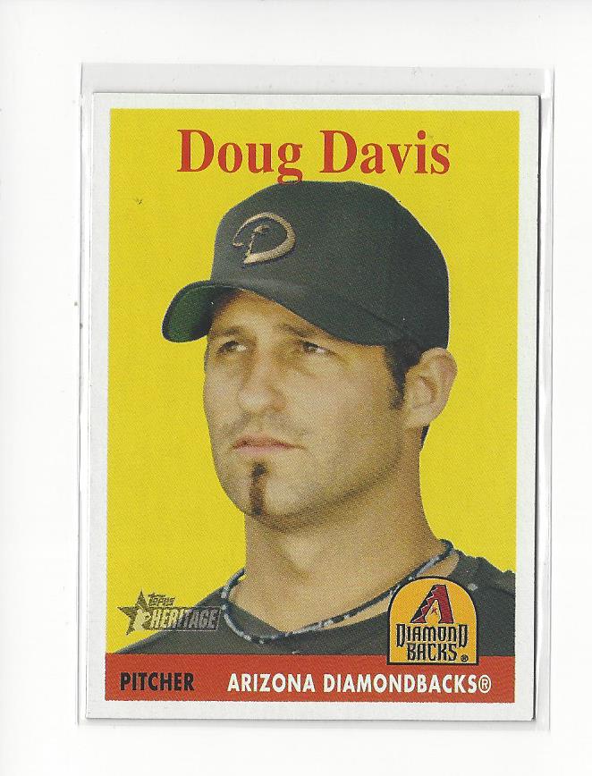 2007 Topps Heritage #239 Doug Davis SP