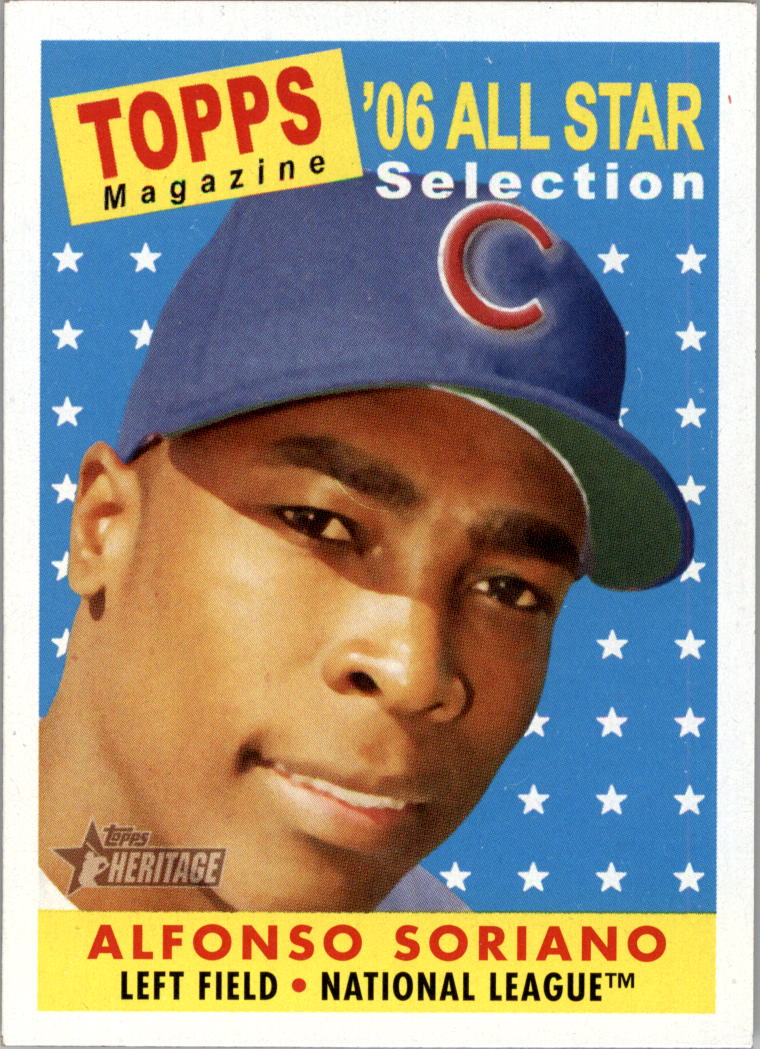 2007 Topps Heritage #484 Alfonso Soriano AS