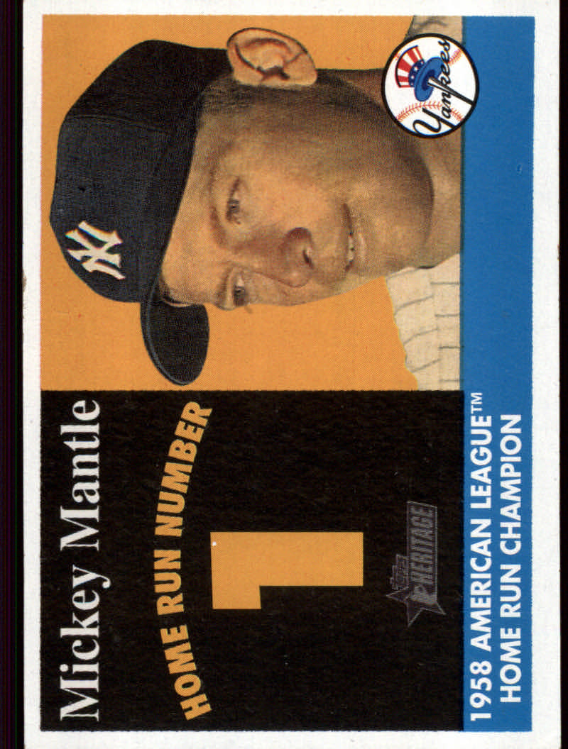 2007 Topps Heritage Baseball "Insert" Cards - Picture 2 of 85