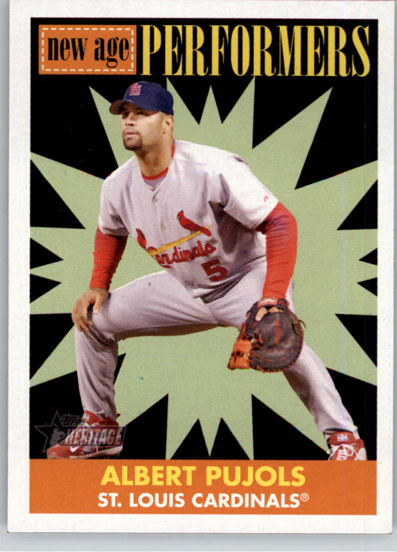 2007 Topps Heritage New Age Performers #NP10 Albert Pujols