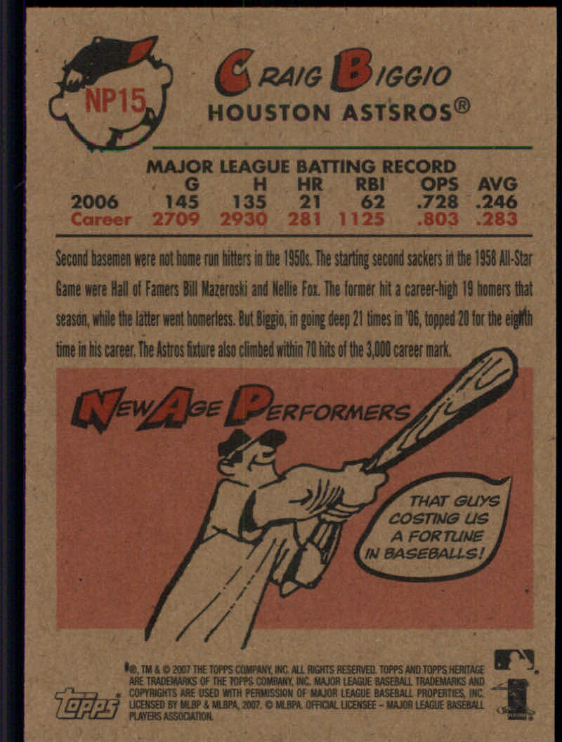 2007 Topps Heritage Baseball "Insert" Cards - Picture 67 of 85