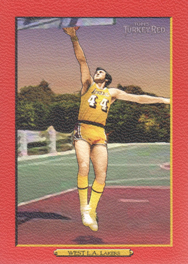2006-07 Topps Turkey Red Red #244 Jerry West