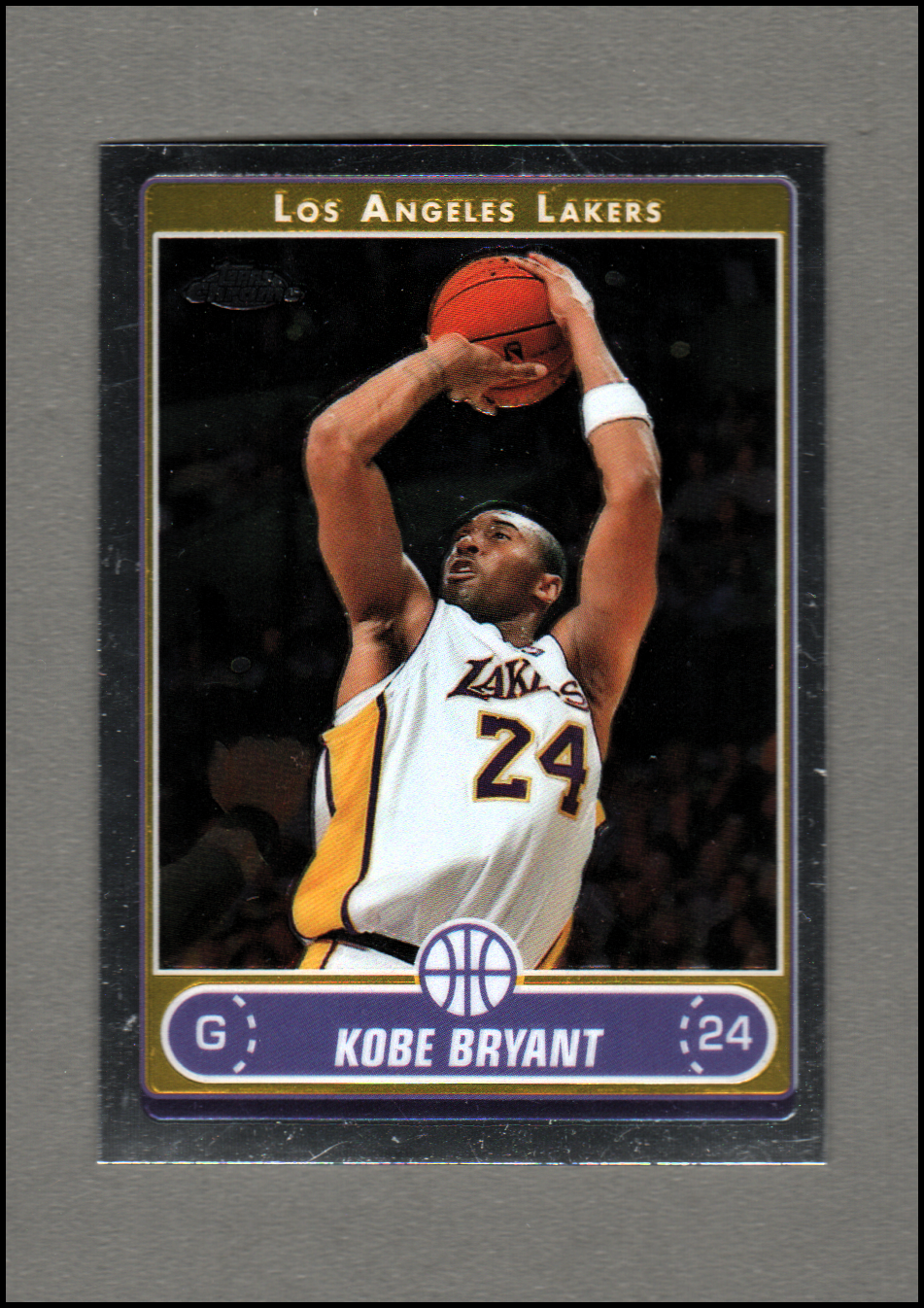 2006-07 Topps Chrome #129 Kobe Bryant