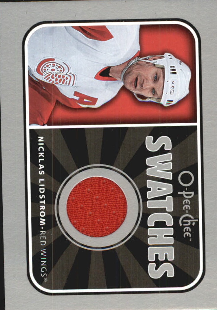 2006-07 O-Pee-Chee Swatches #S-NL Nicklas Lidstrom