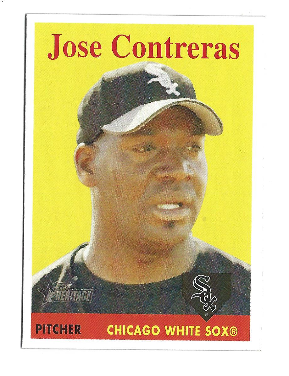 2007 Topps Heritage #100b Jose Contreras YT