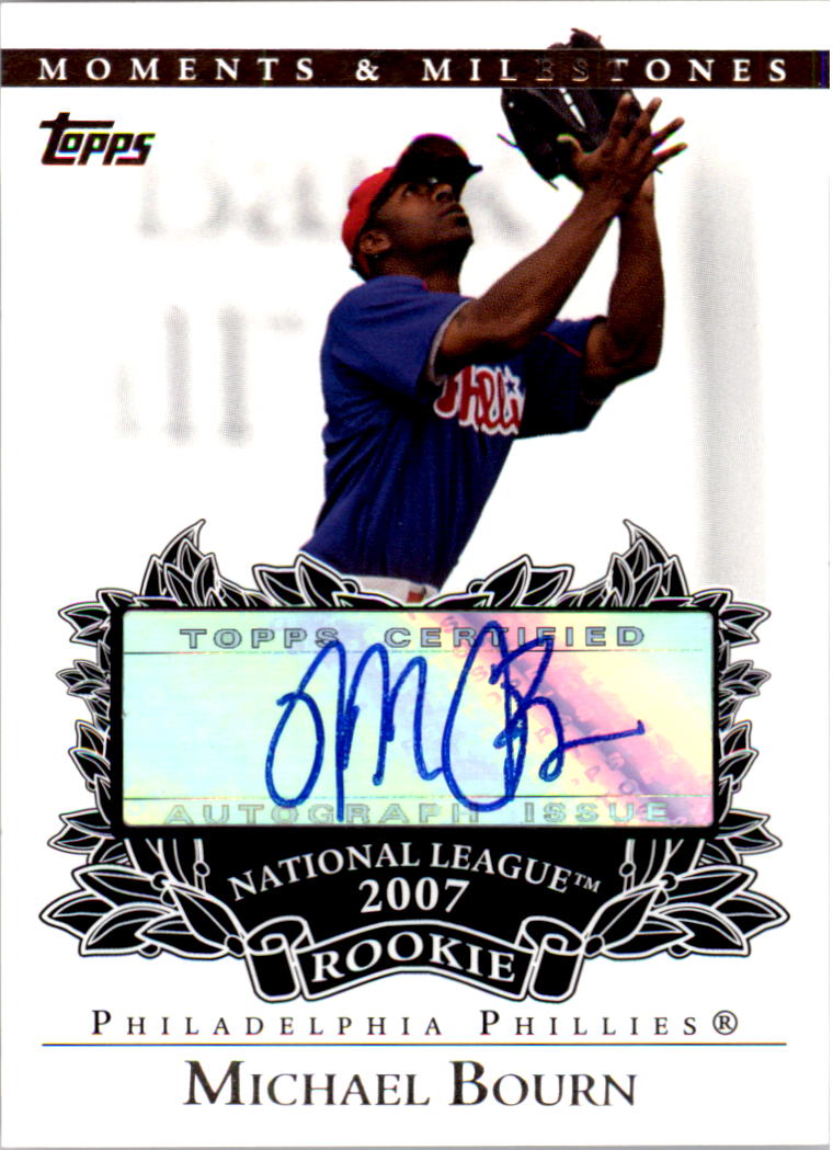 2007 Topps Moments and Milestones Rookie Autographs #MB Michael Bourn