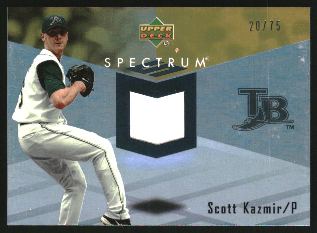 2007 Upper Deck Spectrum Swatches Gold #SK Scott Kazmir