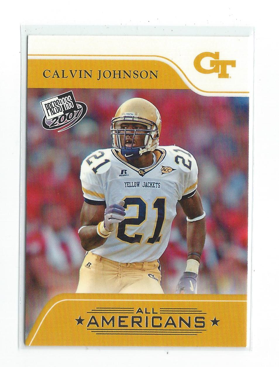 2007 Press Pass #79 Calvin Johnson AA