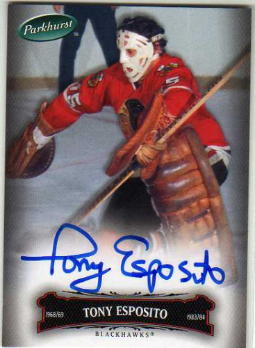 2006-07 Parkhurst Autographs #57 Tony Esposito