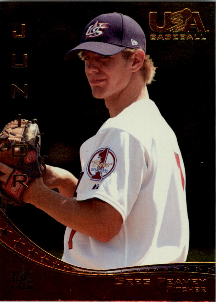 2006-07 USA Baseball Foil #40 Greg Peavey