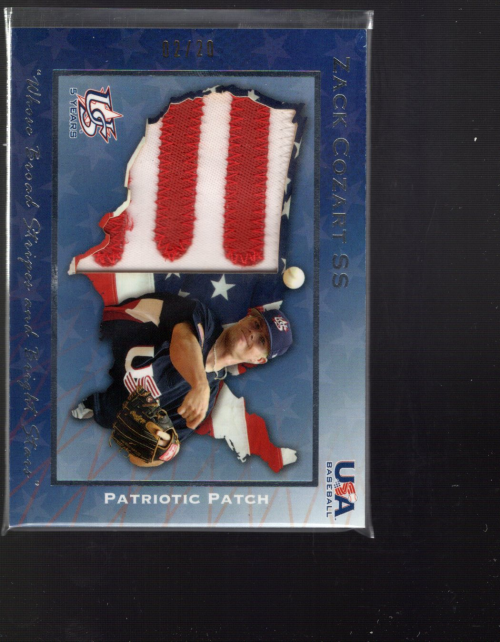 2006-07 USA Baseball Patriotic Patches #6 Zack Cozart