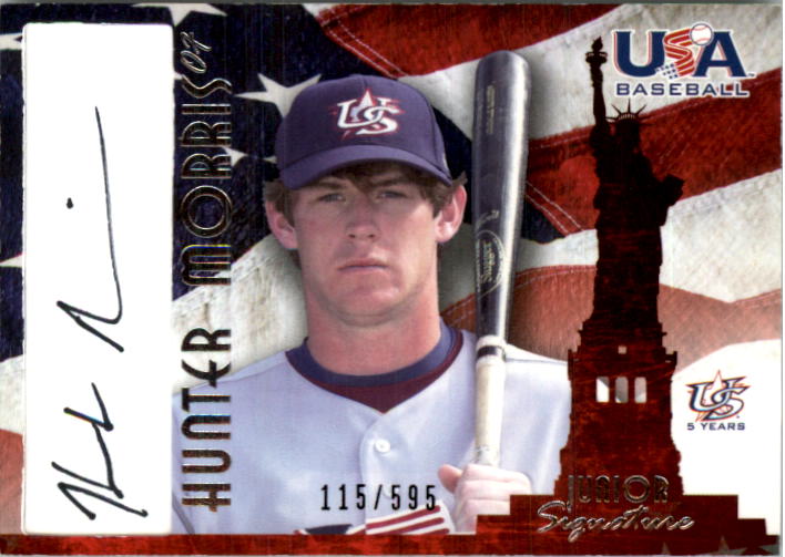 2006-07 USA Baseball Signatures Black #23 Hunter Morris