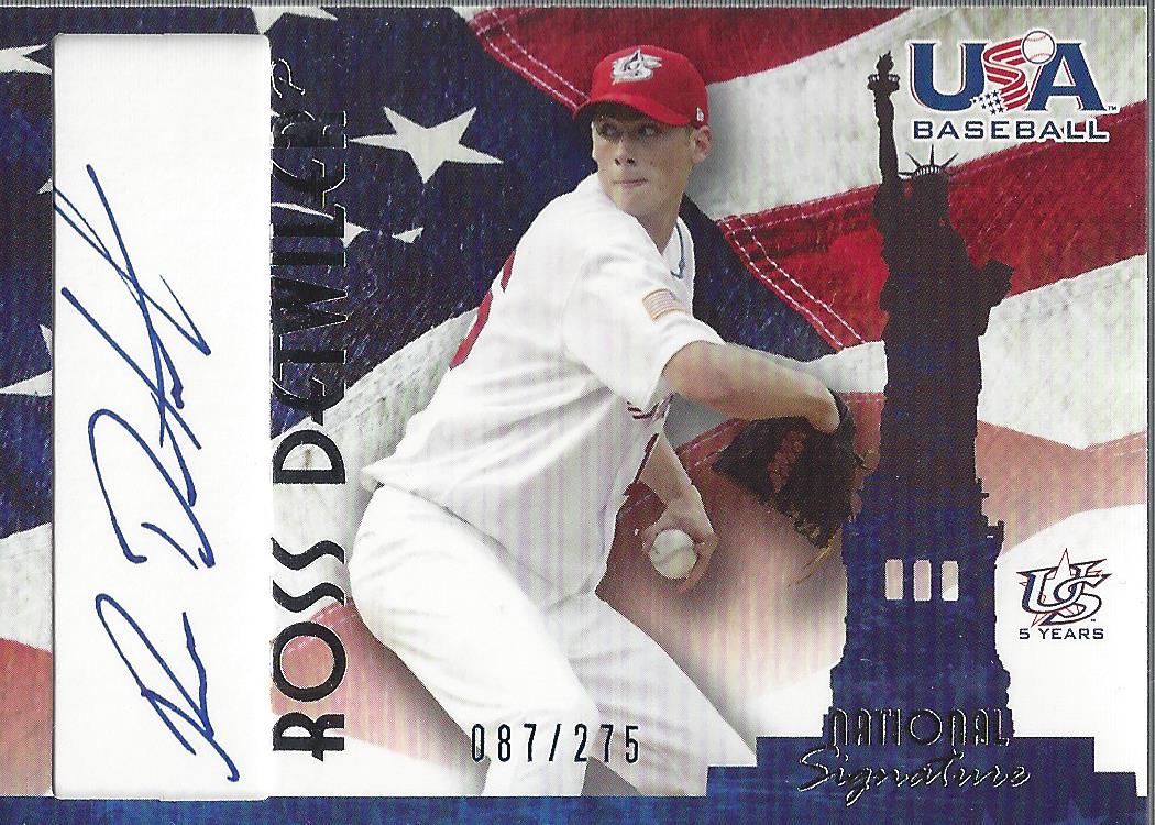 2006-07 USA Baseball Signatures Blue #10 Ross Detwiler