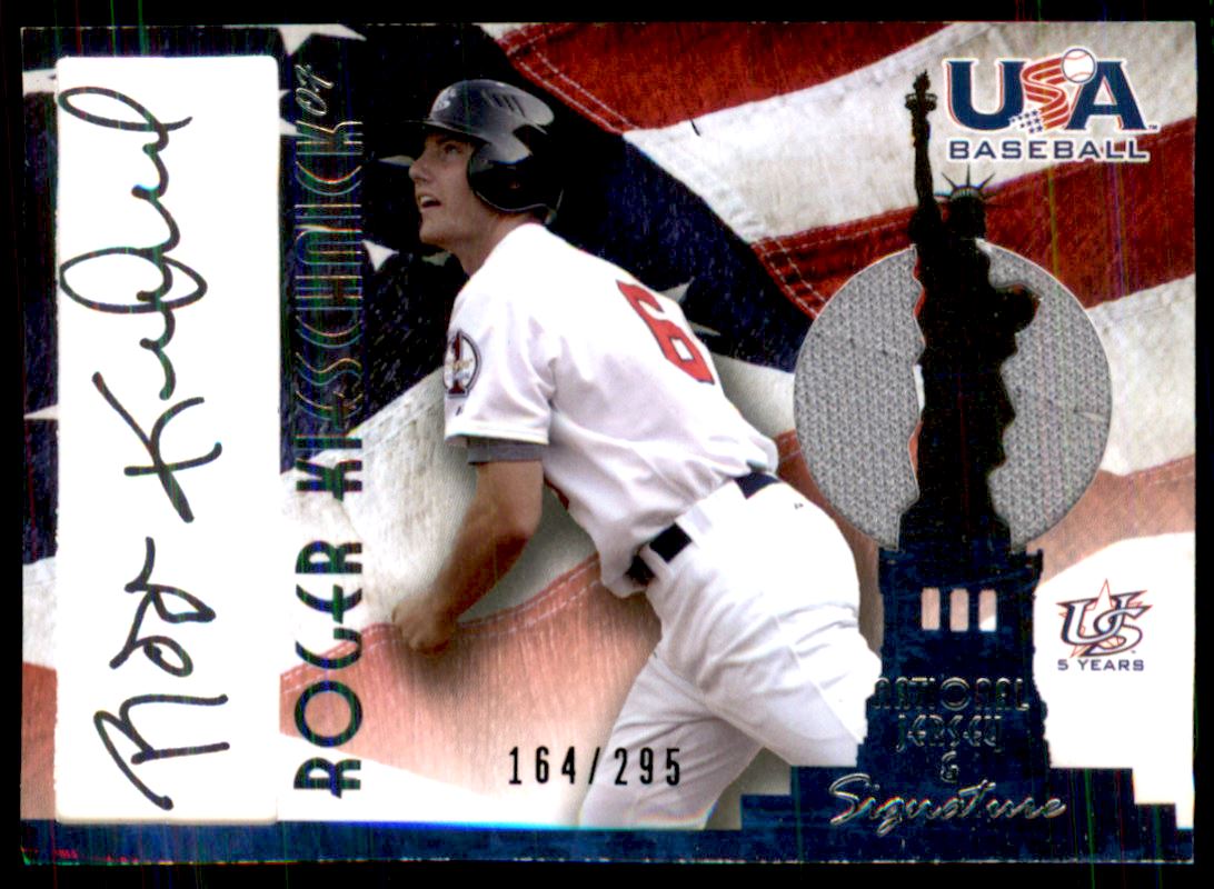 2006-07 USA Baseball Signatures Jersey Black #4 Roger Kieschnick