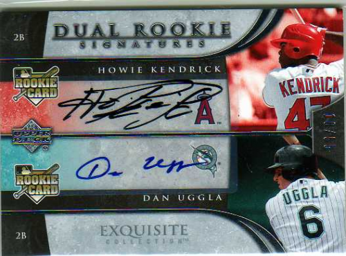 2006 Exquisite Collection #26 Kendrick (RC)/Uggla (RC)