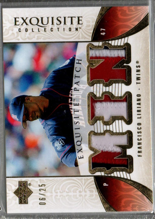2006 Exquisite Collection Patch #FL Francisco Liriano