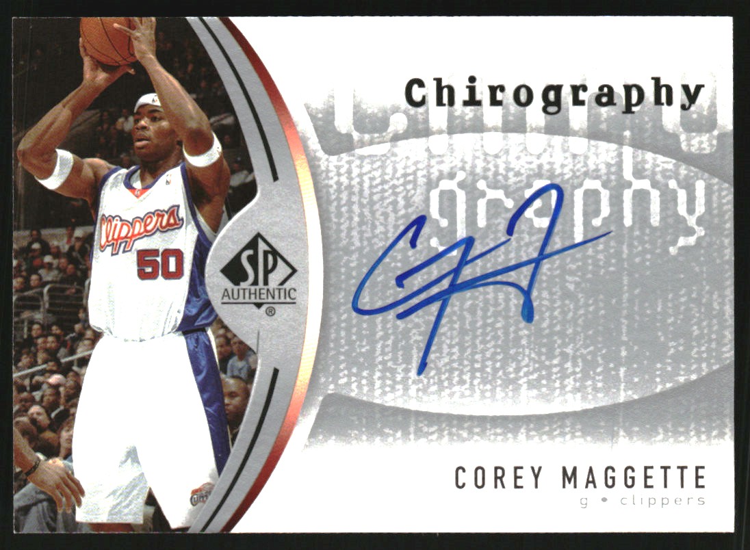 2006-07 SP Authentic Chirography #CM Corey Maggette