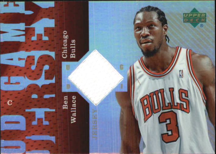 2006-07 UD Reserve Game Jerseys #BW Ben Wallace
