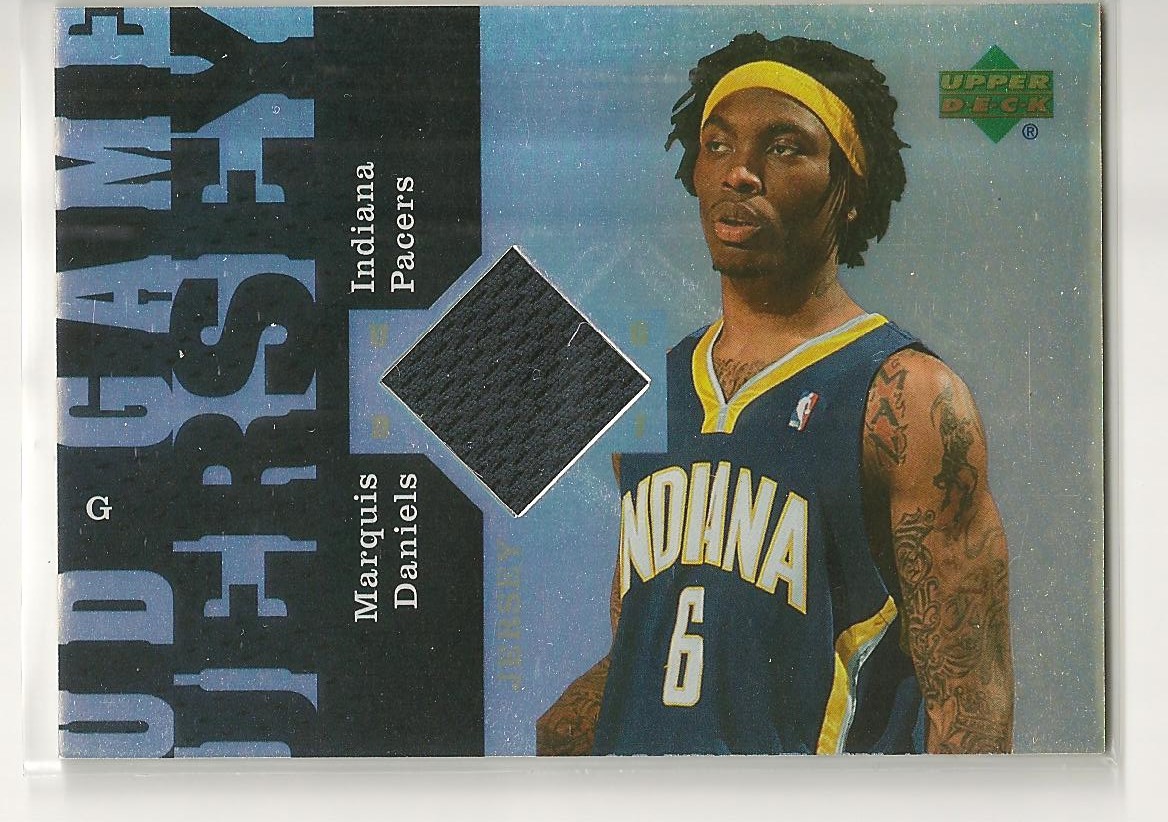 2006-07 UD Reserve Game Jerseys #MD Marquis Daniels
