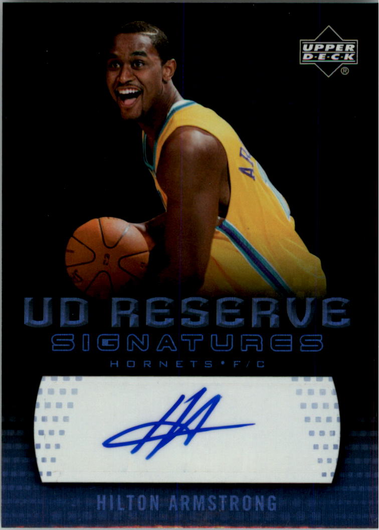 2006-07 UD Reserve Signatures #AR Hilton Armstrong