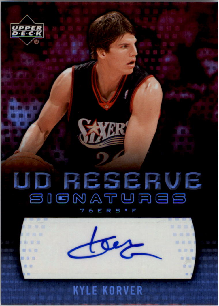 2006-07 UD Reserve Signatures #KK Kyle Korver