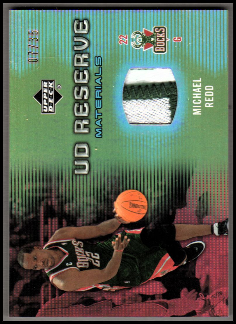 2006-07 UD Reserve Materials Patches #MR Michael Redd