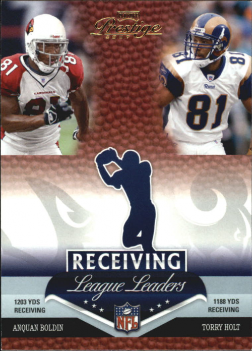 2007 Playoff Prestige League Leaders #14 Anquan Boldin/Torry Holt