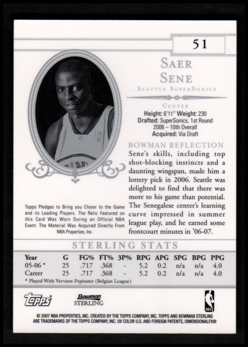 2006-07 Bowman Pallacanestro Sterling A SCELTA - Foto 54 di 104