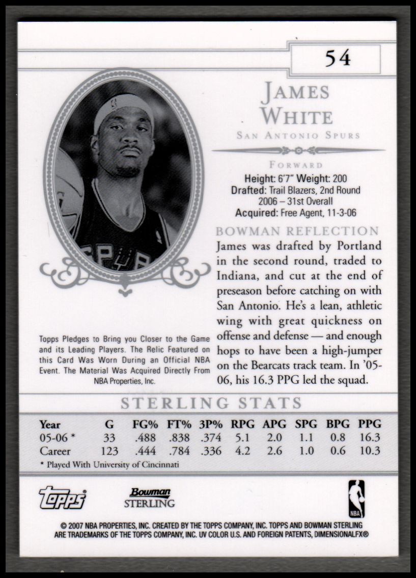 2006-07 Bowman Pallacanestro Sterling A SCELTA - Foto 60 di 104