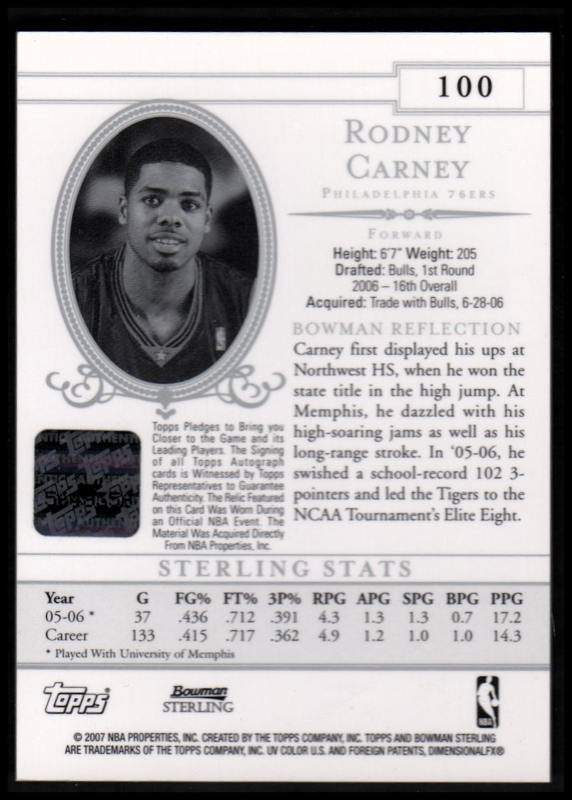 2006-07 Bowman Pallacanestro Sterling A SCELTA - Foto 104 di 104