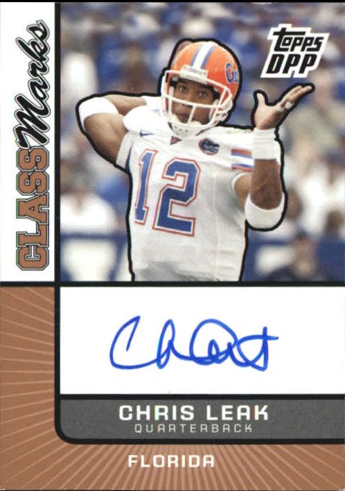 2007 Topps Draft Picks and Prospects Class Marks Autographs #CLE Chris Leak D