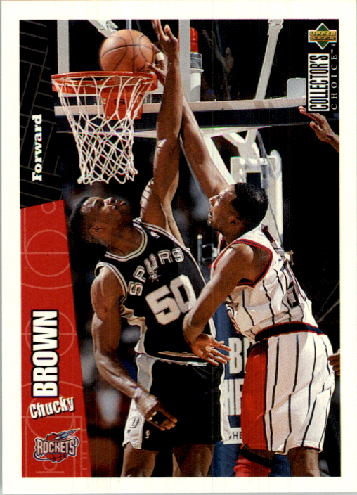 1996-97 Collector's Choice International French #62 Chucky Brown