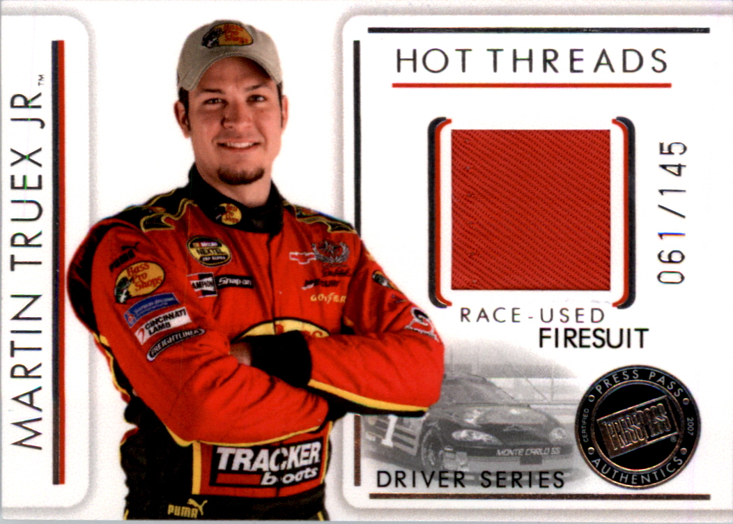 2007 Press Pass Premium Hot Threads Drivers #HTD2 Martin Truex Jr.