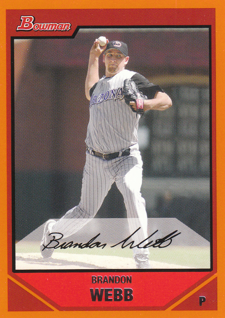 2007 Bowman Baseball "Main Set Orange" Parallel Cards - Picture 8 of 15