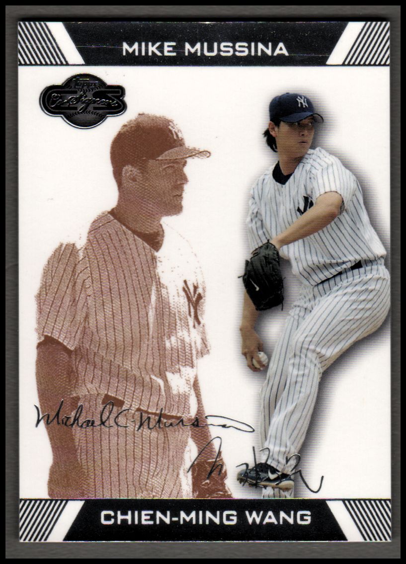 2007 Topps Co-Signers Bronze #9B Chien-Ming Wang w/Mike Mussina