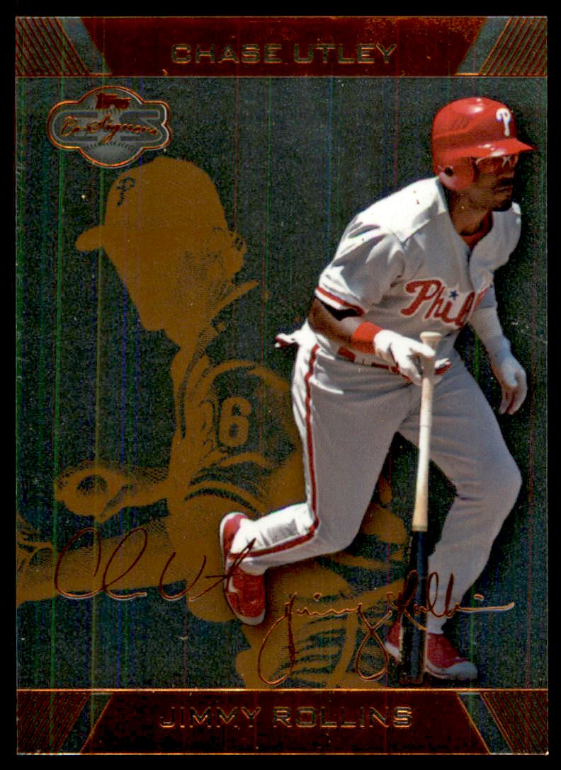 2007 Topps Co-Signers Silver Bronze #42B Jimmy Rollins w/Chase Utley