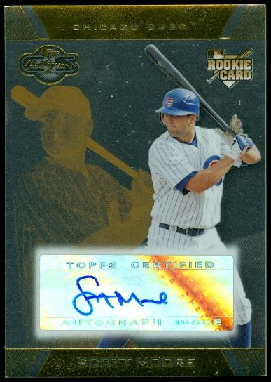 2007 Topps Co-Signers Silver Gold #113 Scott Moore AU