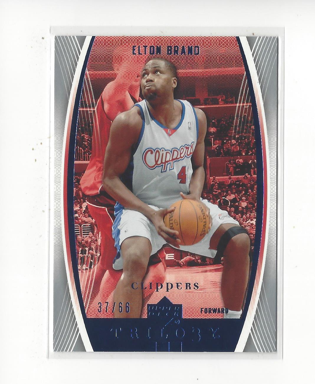 2006-07 Upper Deck Trilogy Blue #24 Elton Brand