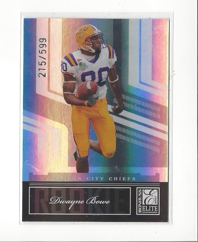 2007 Donruss Elite #135 Dwayne Bowe RC